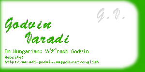 godvin varadi business card